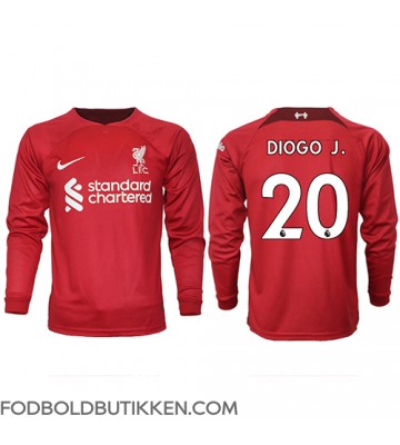 Liverpool Diogo Jota #20 Hjemmebanetrøje 2022-23 Langærmet